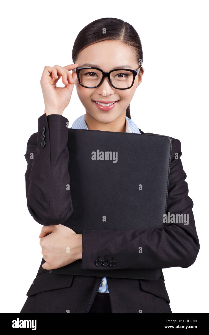 Portrait of young business woman Stock Photo - Alamy
