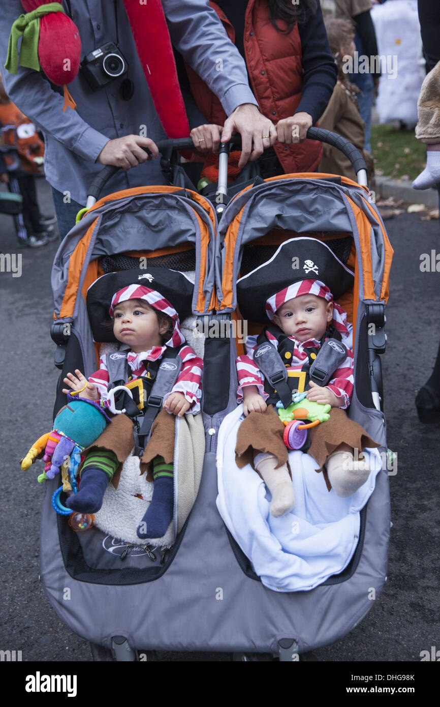 Neighborhood Halloween celebration & parade in Ditmas Park, Brooklyn