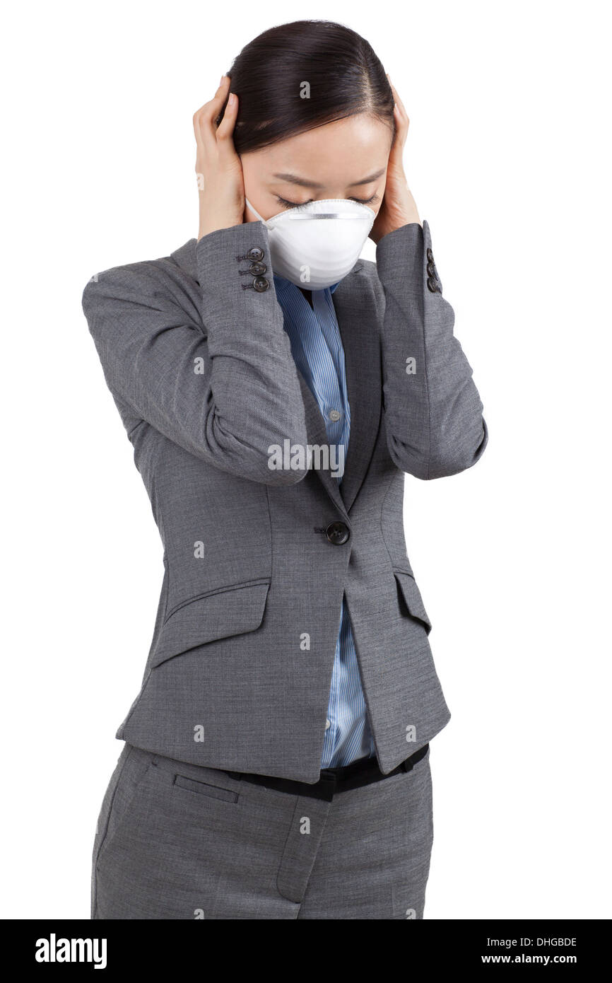 Portrait black woman face mask hi-res stock photography and images - Alamy