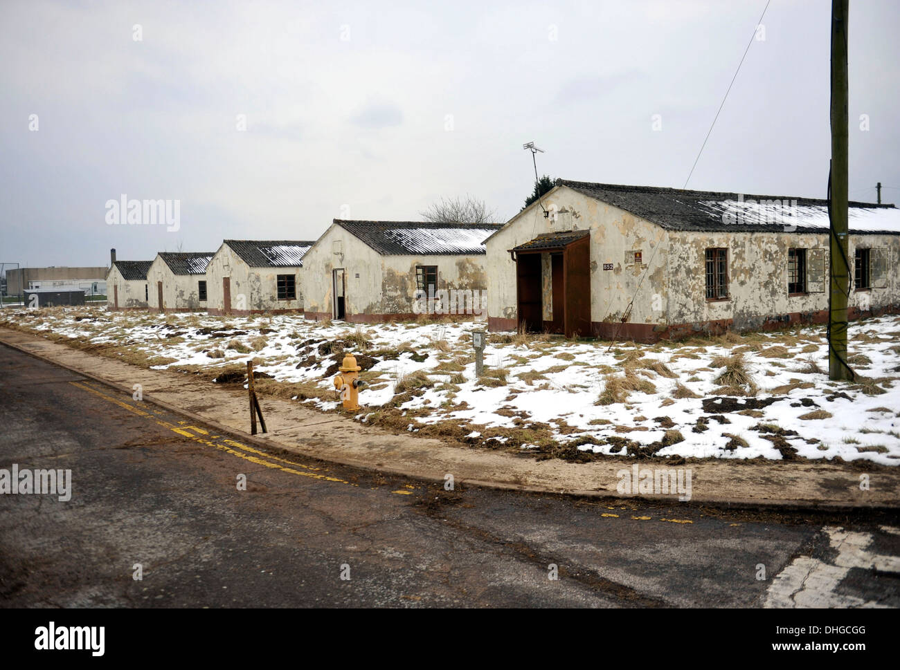 former usaf base used for filmsets and being redeveloped picture by Brian Jordan/Alamy Live News Stock Photo