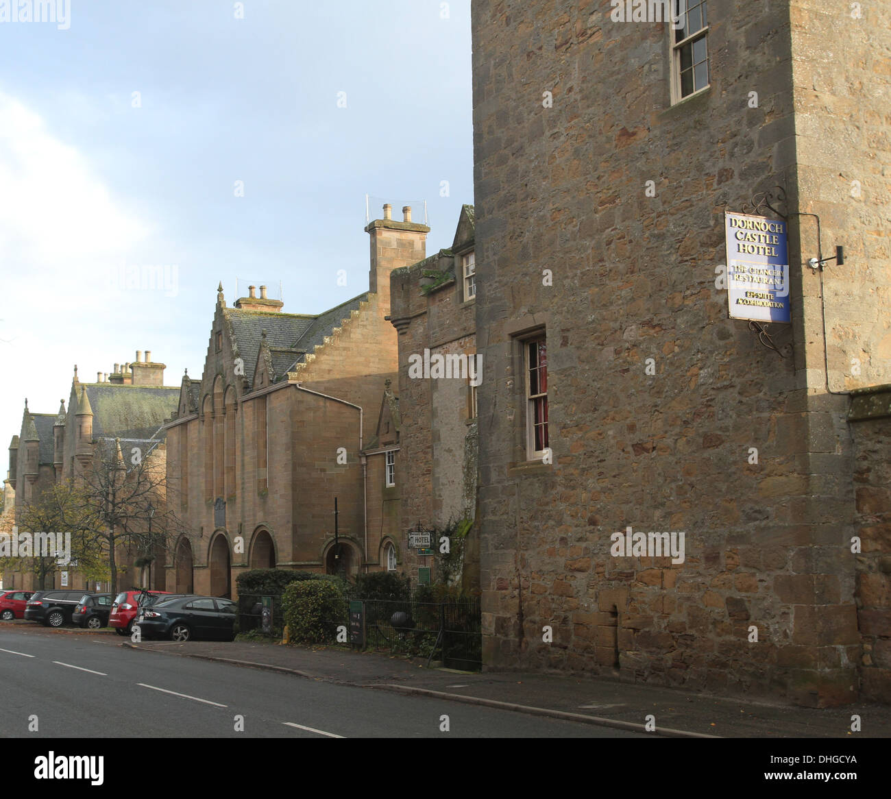 Dornoch Castle Hotel Scotland November 2013 Stock Photo Alamy