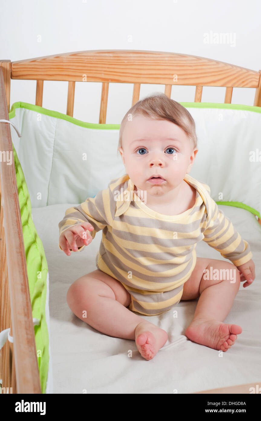 baby in a cradle