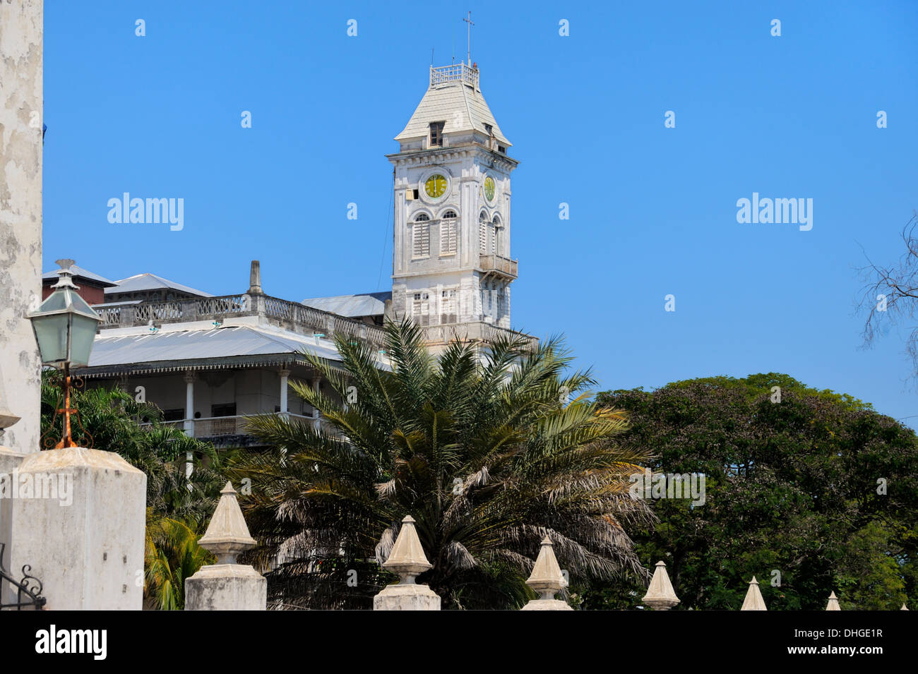 House of Wonders, Zanzibar City, Stone Town, Zanzibar, Tanzania, East Africa Stock Photo