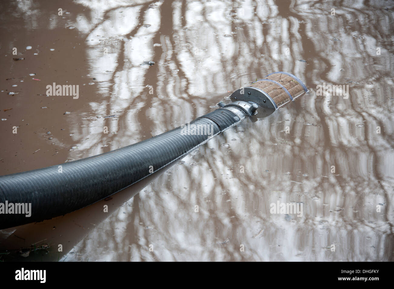 Light Portable Pump Suction Hose Basket Strainer Stock Photo Alamy