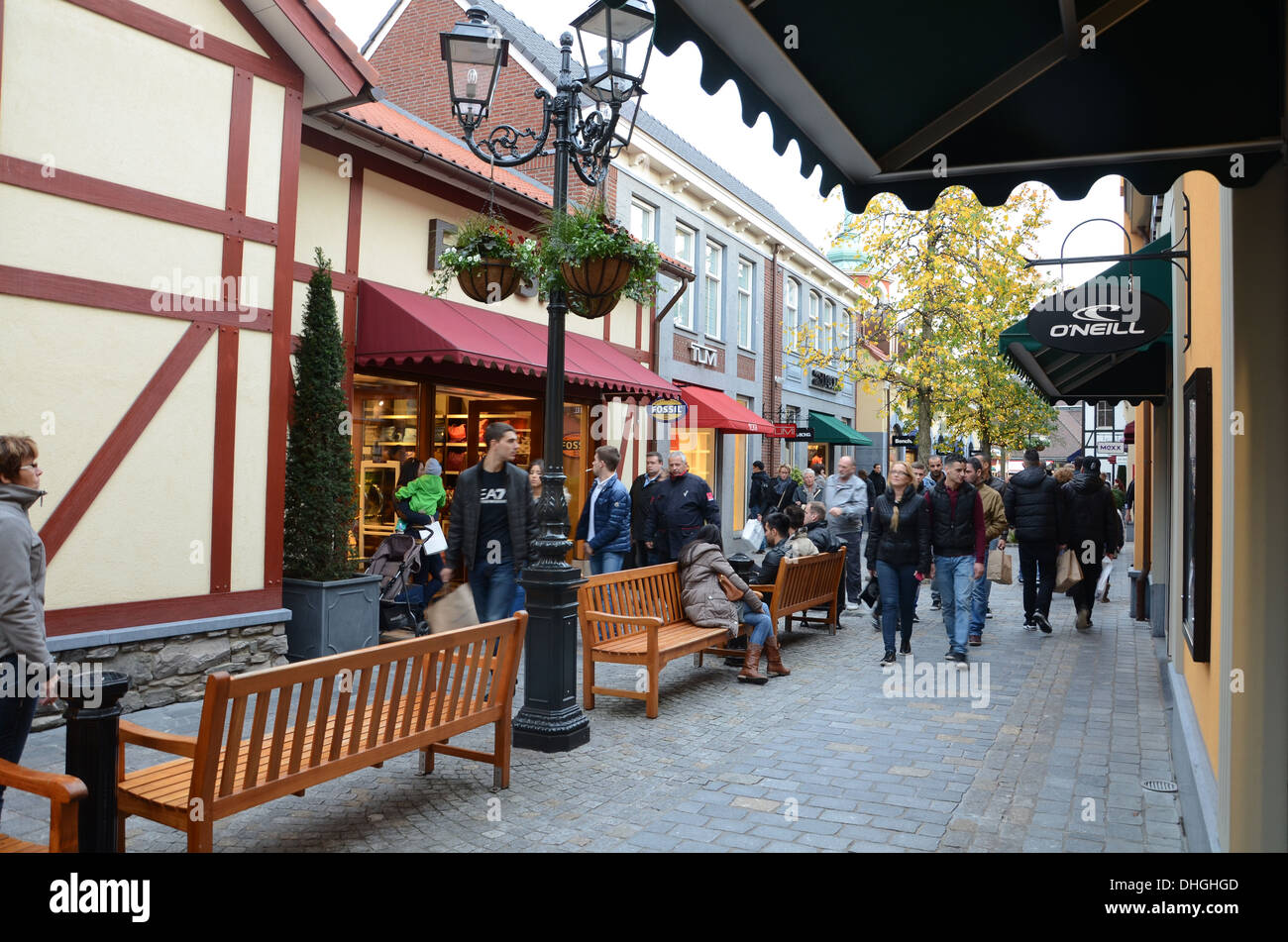 McArthur Glen Designer Outlet Center Roermond Netherlands Stock Photo