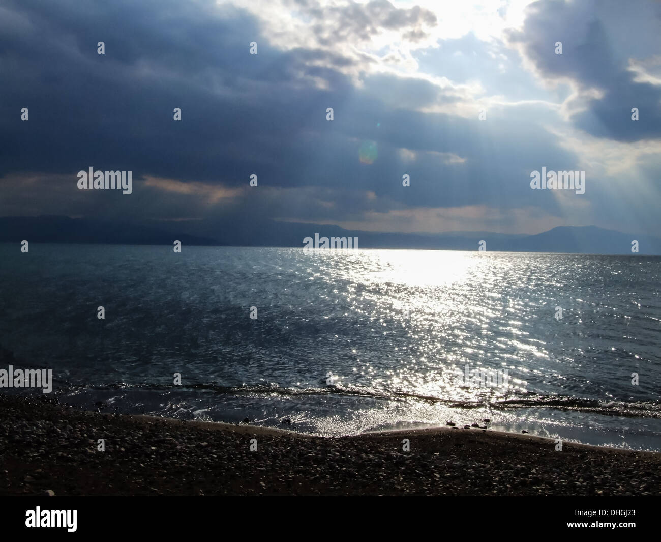 Dramatic Stormy Clouds on the Sea Stock Photo - Alamy