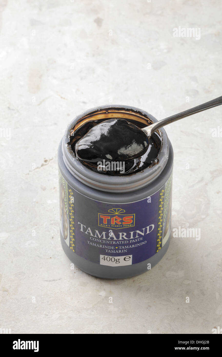 Tamarind paste Stock Photo