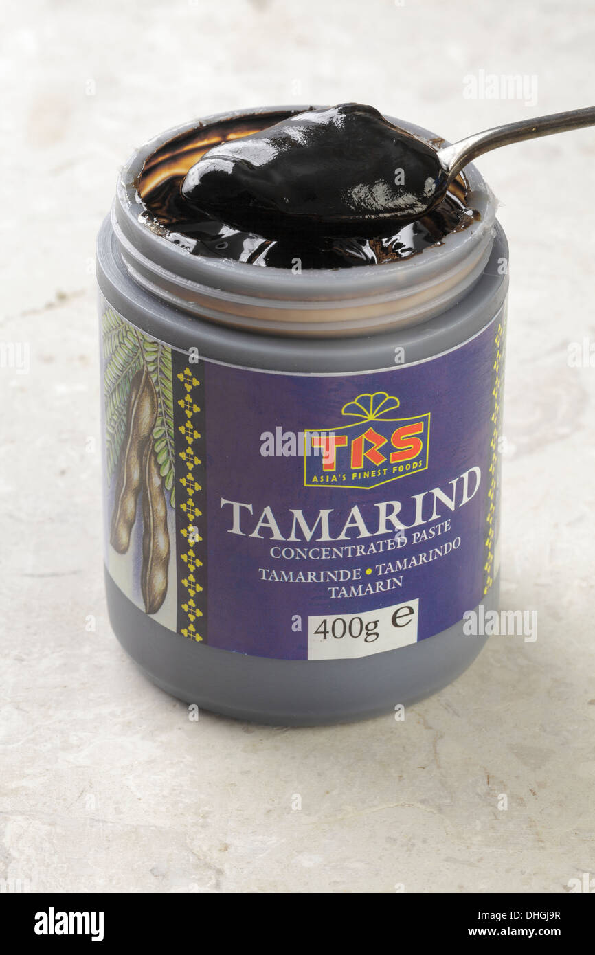 Tamarind paste Stock Photo