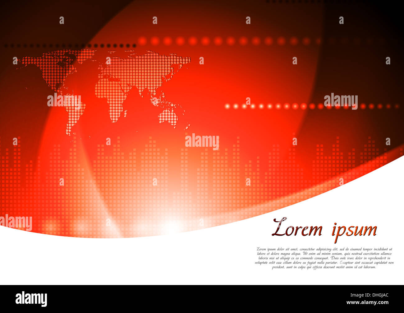 Abstract tech background with world map. Vector design eps 10 Stock ...