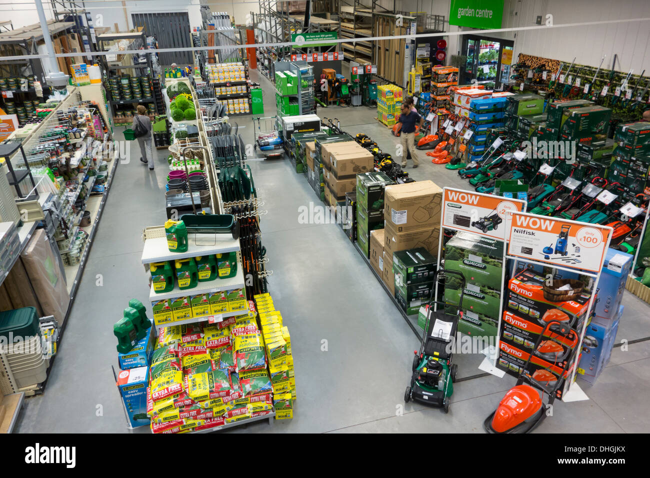 Interior of Homebase, UK Stock Photo