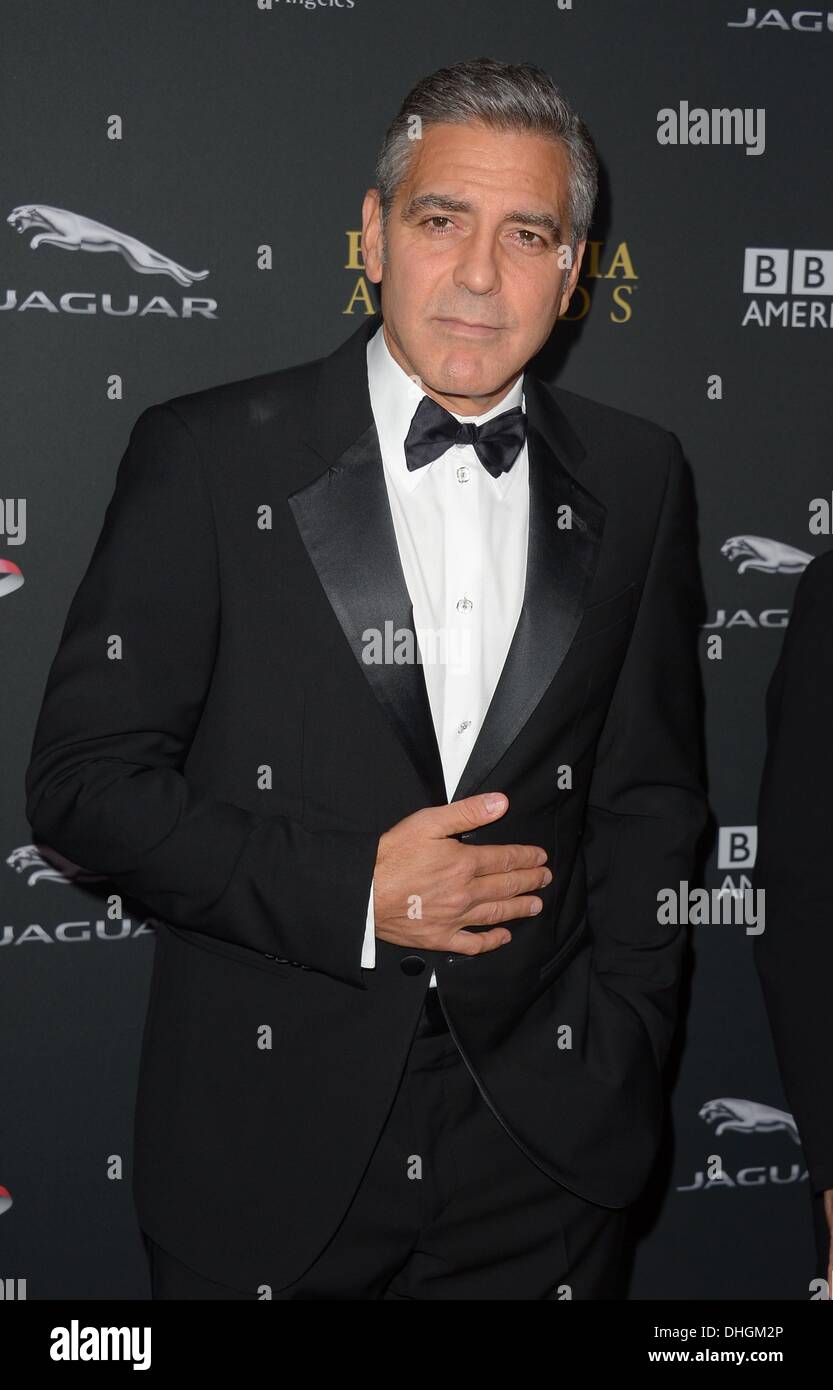 George Clooney arrives at the BAFTA LA Britannia Awards in Los Angeles, California, November 9th 2013 Stock Photo