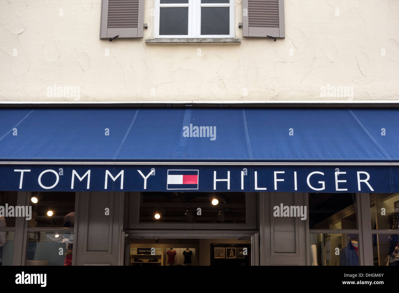 Tommy Hilfiger store closeup,Paris,France Stock Photo - Alamy