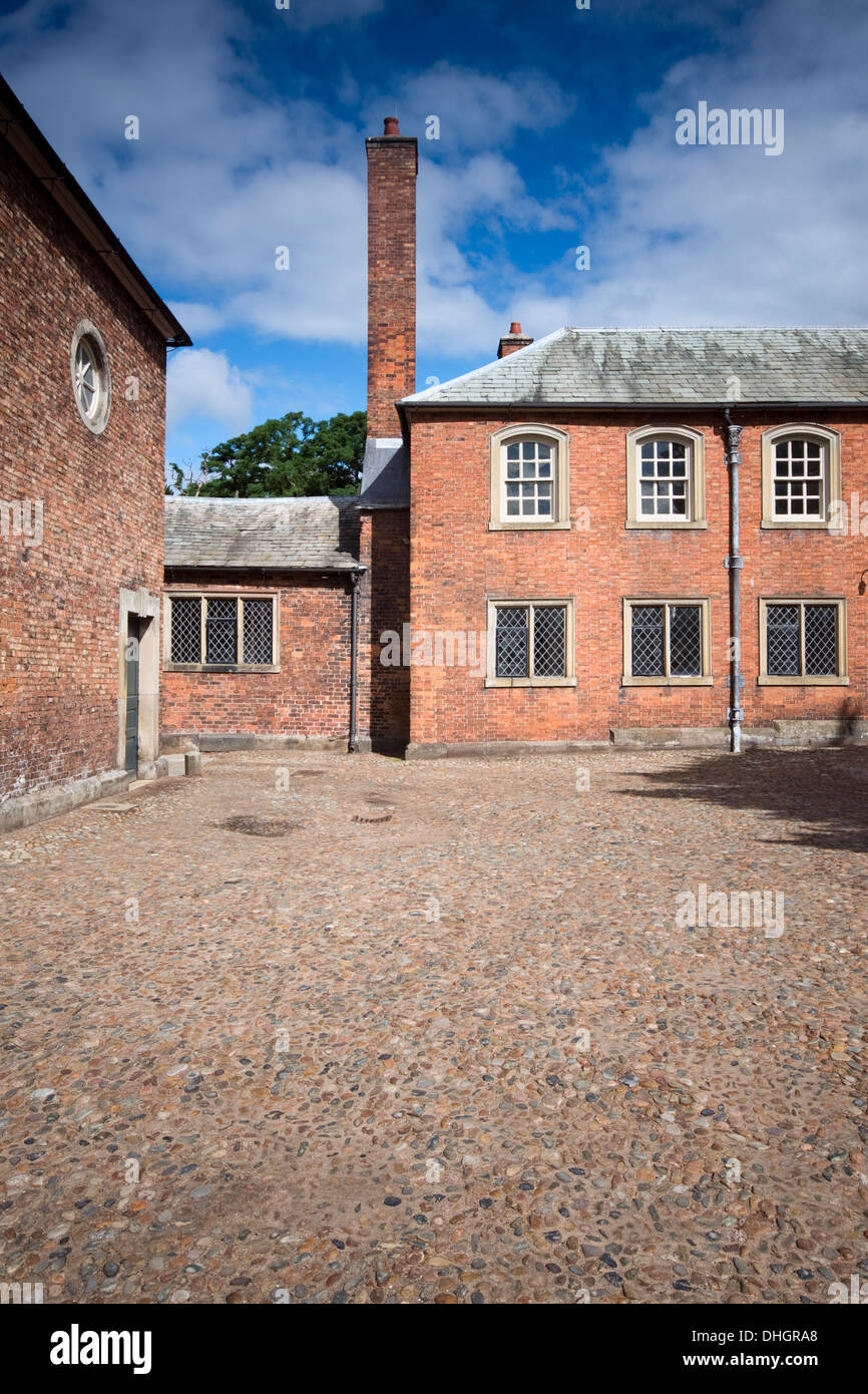 One of the estate buildings at Dunham Massey in Cheshire, England, UK