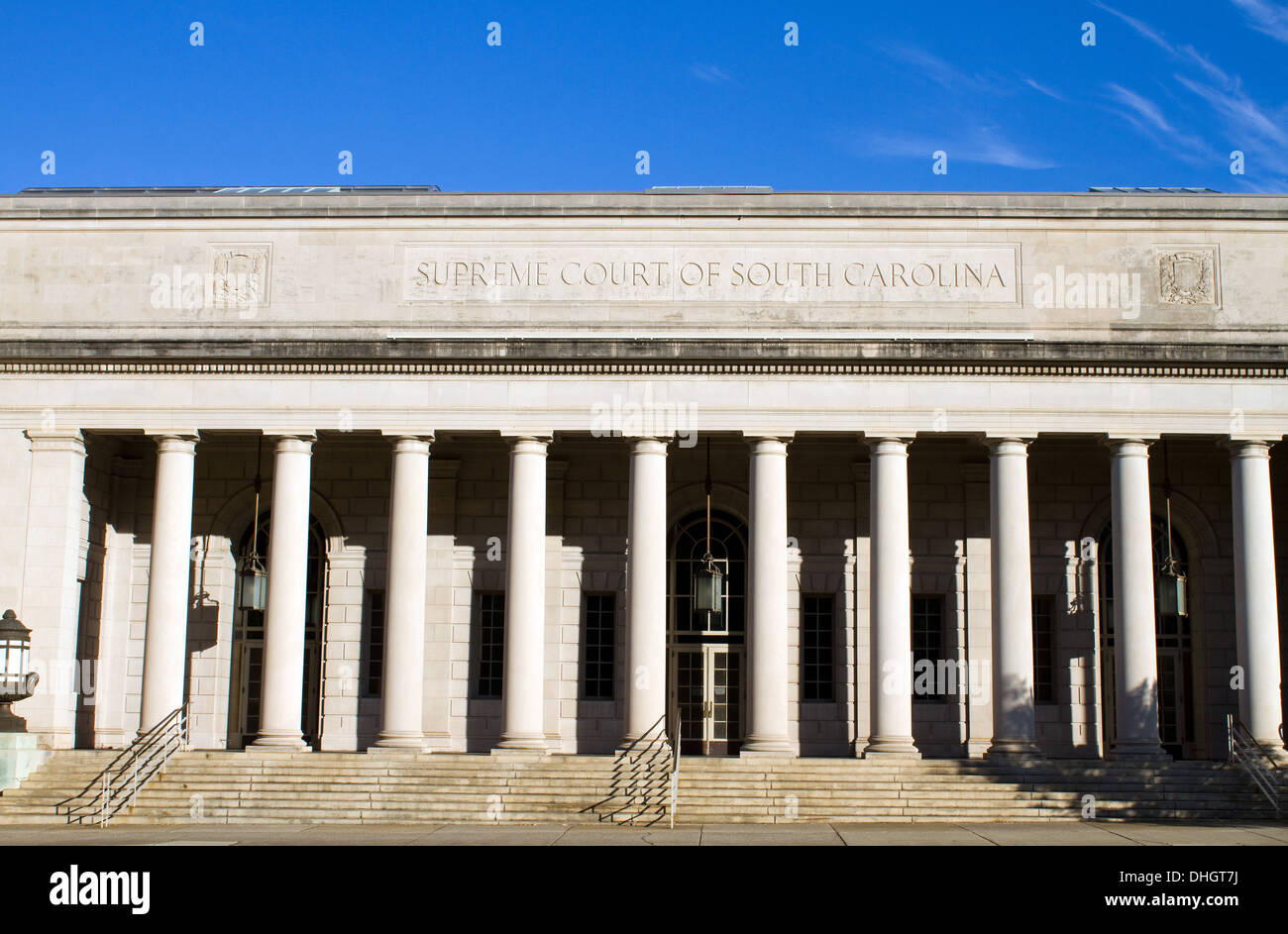 Supreme Court building of South Carolina located in Columbia, SC, USA. Stock Photo