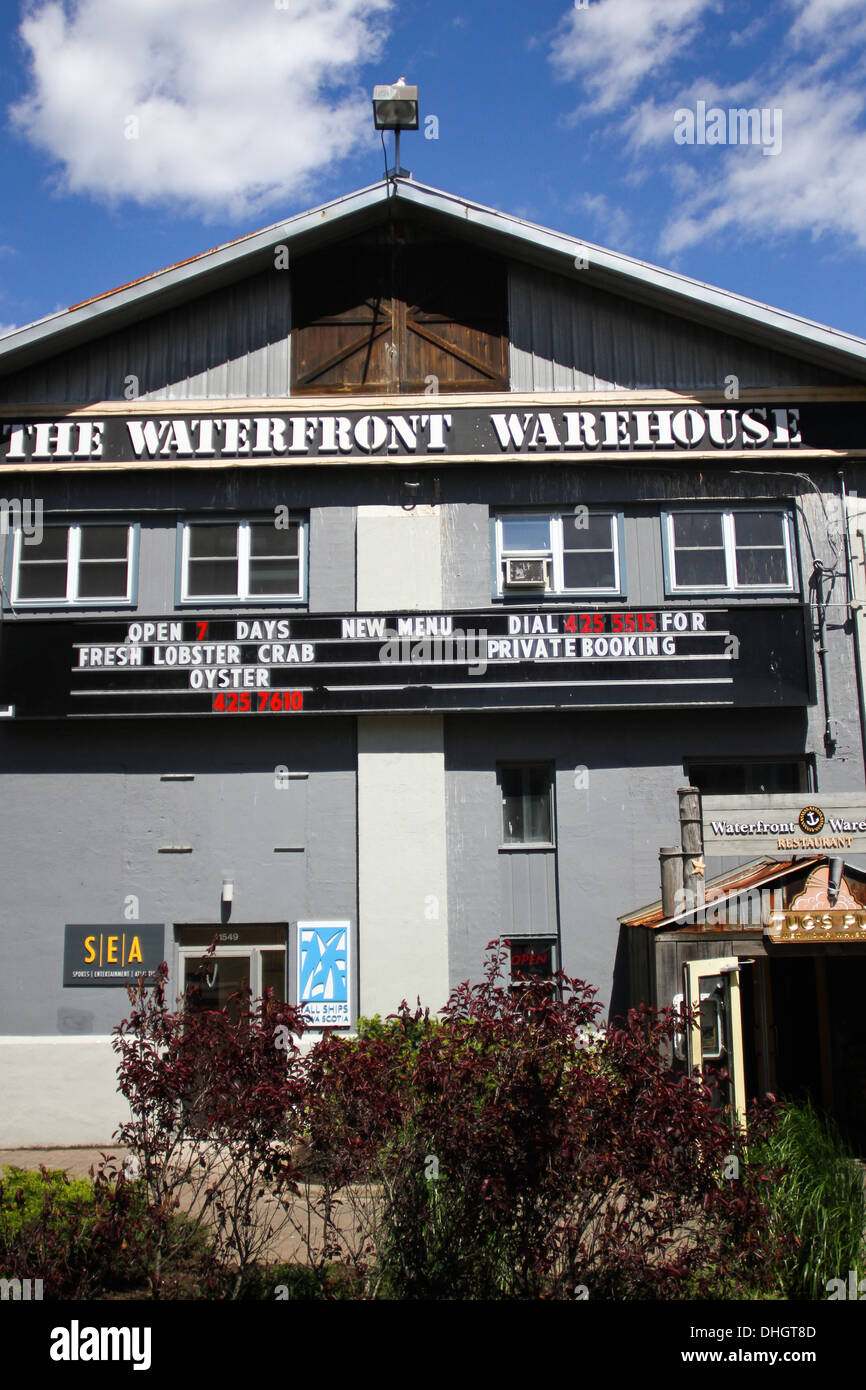 Seafood restaurant The Waterfront Warehouse located in Halifax, N.S