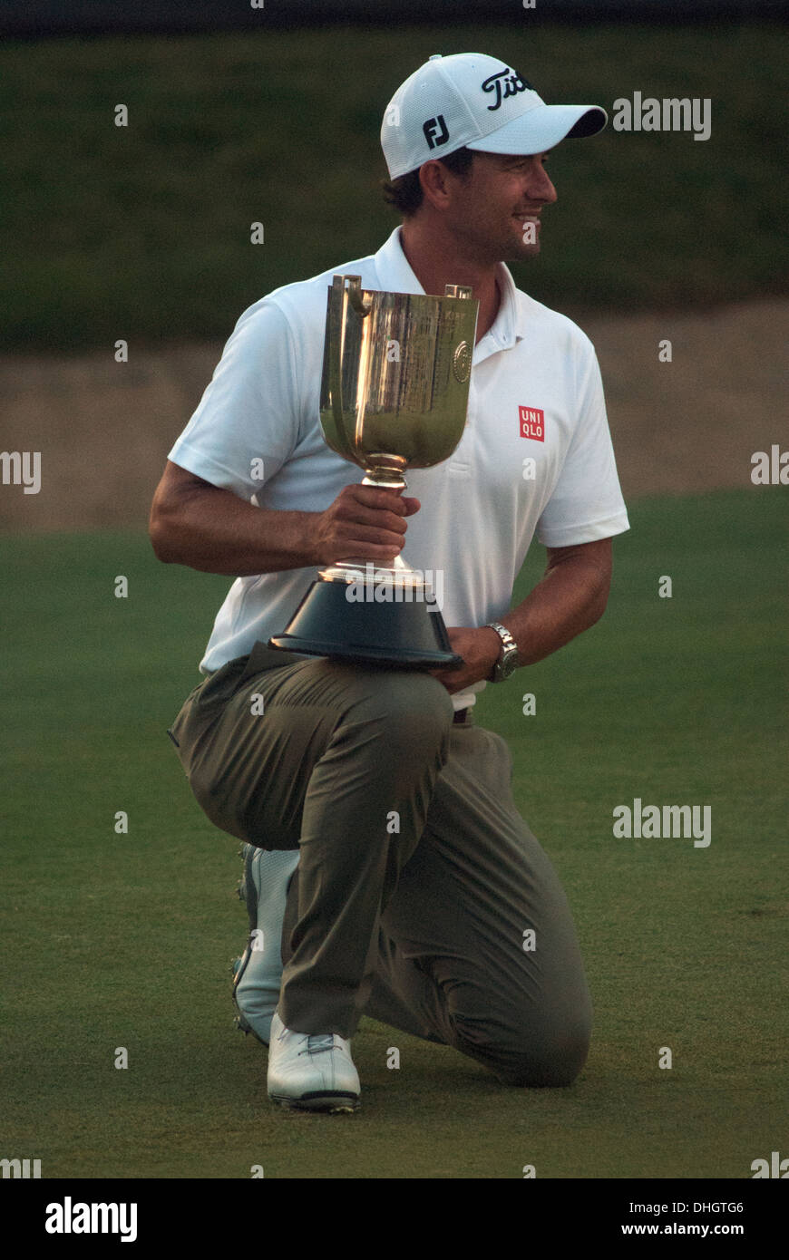 Adam Scott wins Australian PGA at the RACV Royal Pines Resort, Gold