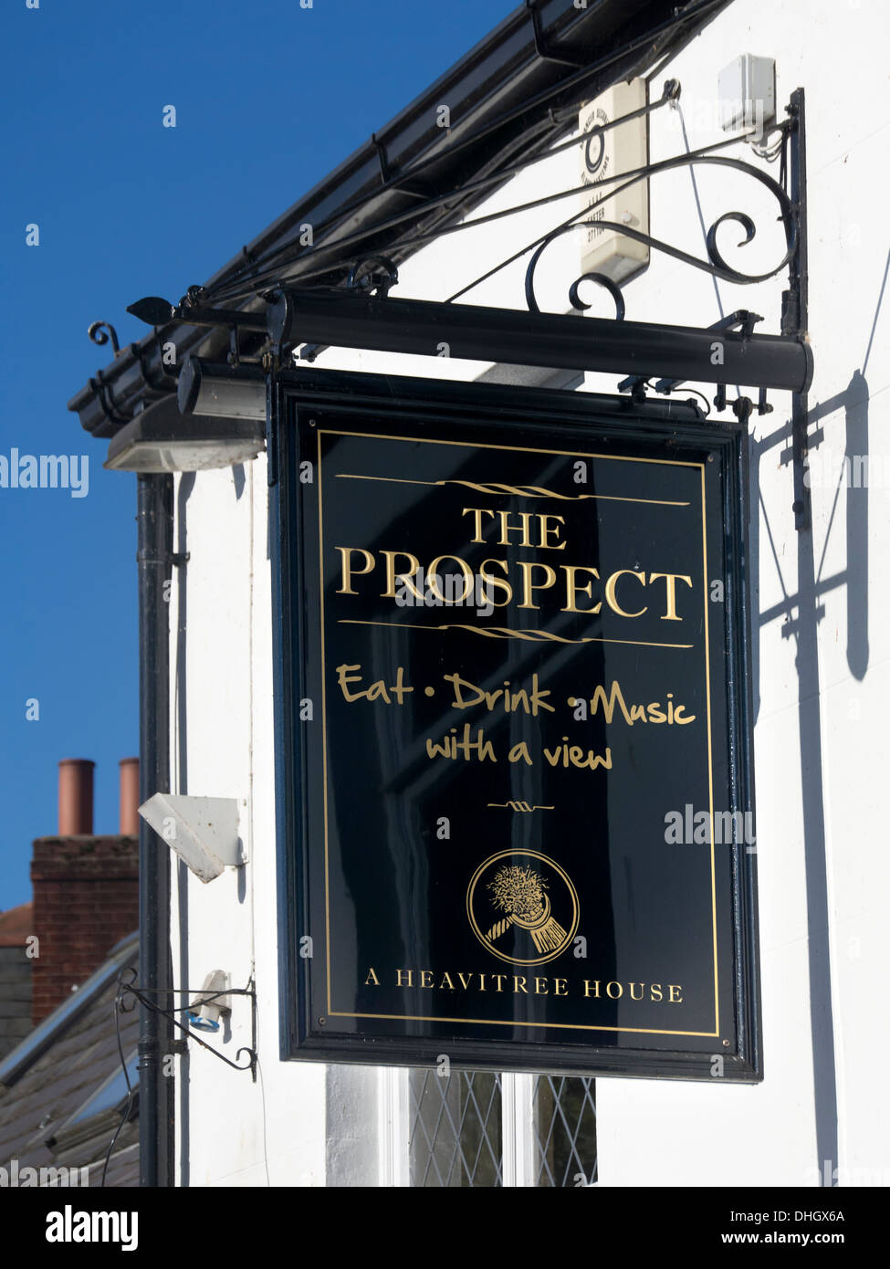 The Prospect Inn Exeterinside Quayside and sign hi-res stock photography and images - Alamy