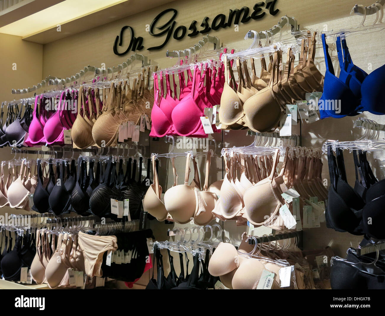 Lingerie Display in Bloomingdale's Department Store Interior, NYC Stock  Photo - Alamy