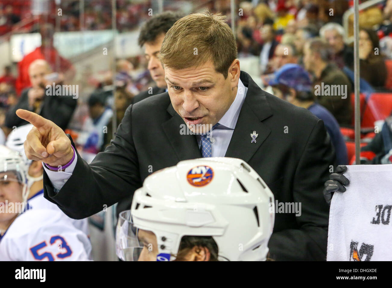 The Hanover Scorpion's new head coach Igors Pavlovs is introduced during a  press conference in Hanover, Germany, 22 May 2012. Pavlovs sign a one-year  contract with the first league ice hockey team.