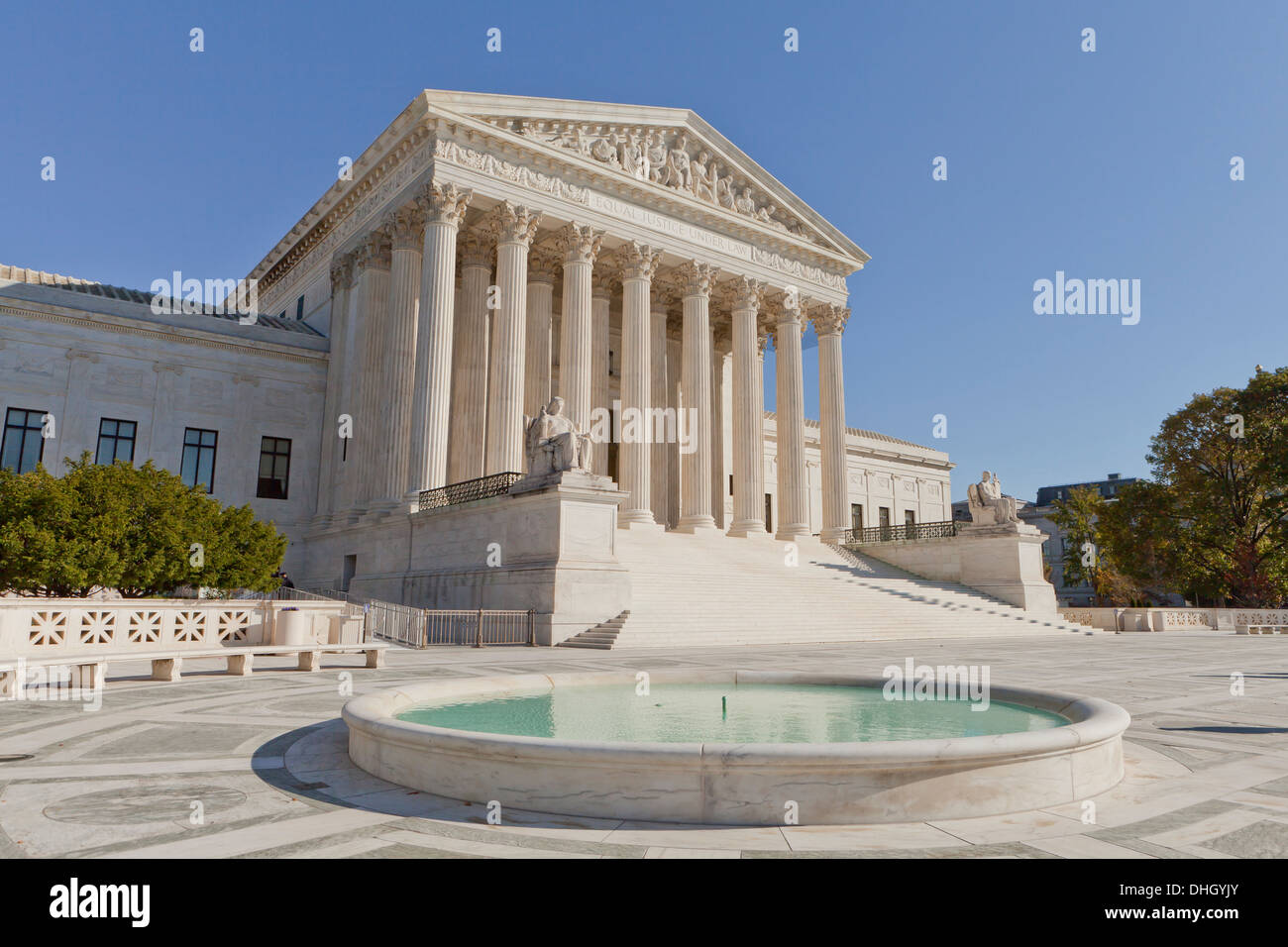 US Supreme Court building - Washington, DC USA Stock Photo