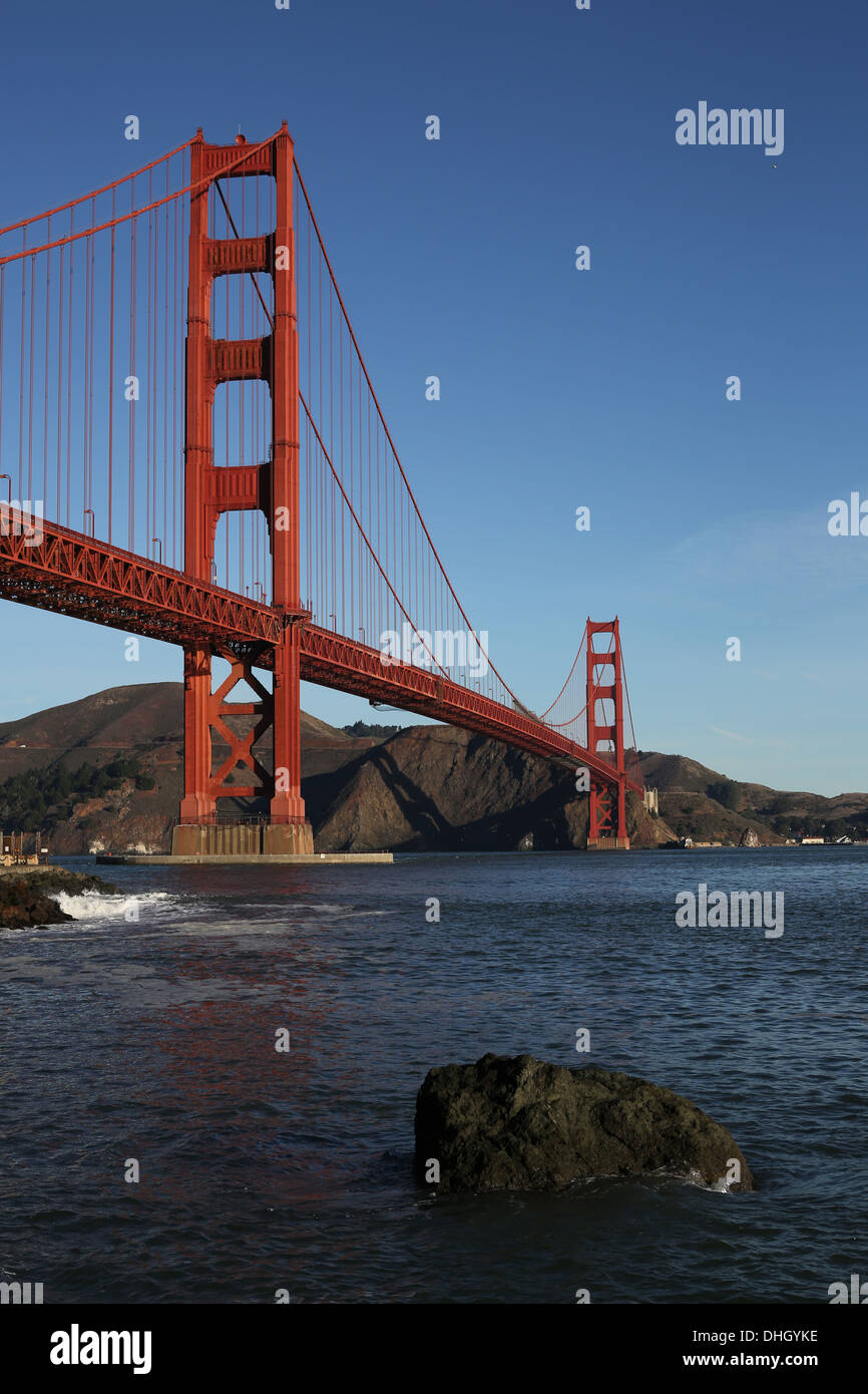 San Francisco's Golden Gate Bridge Stock Photo
