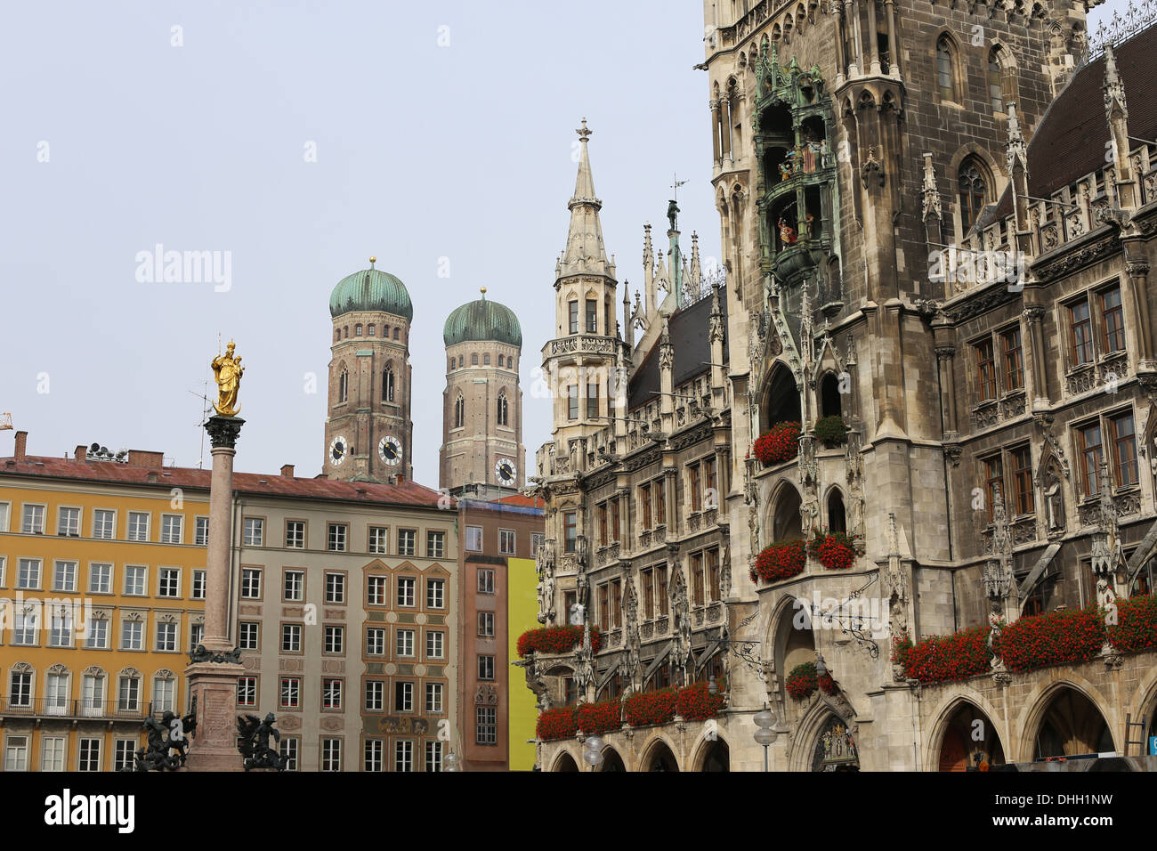 Neues Rathaus, Marienplatz, Munich, Germany Stock Photo - Alamy