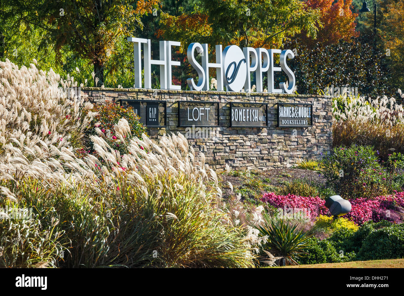 Beautiful Foliage Surrounds The Entrance Signage Of An Outdoor