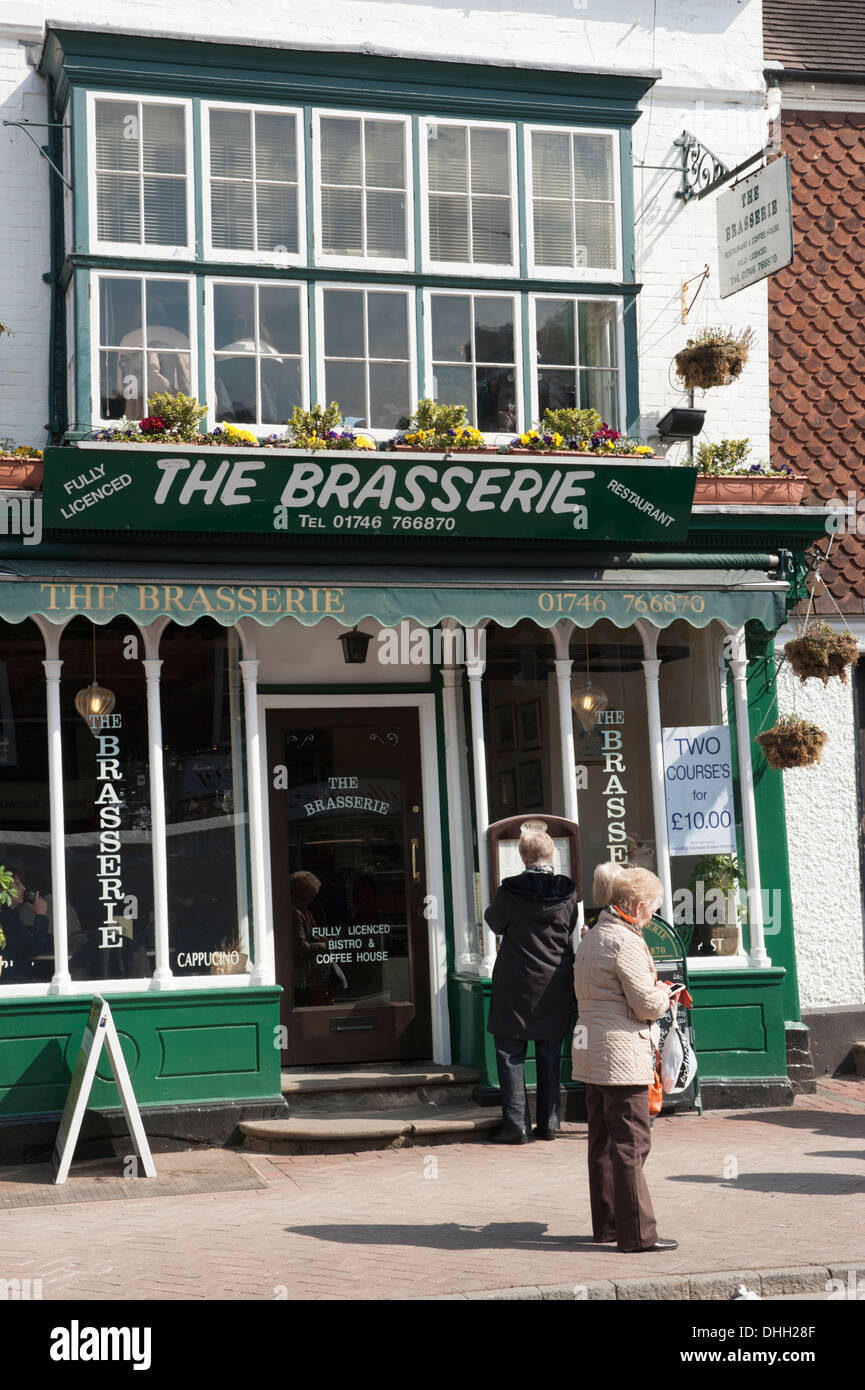 High Town in Bridgnorth Stock Photo Alamy