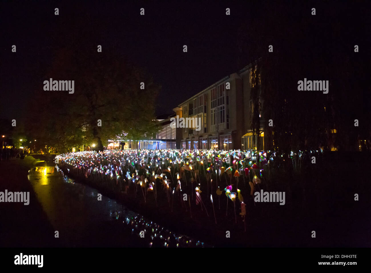 Glow Light Festival Eindhoven 2013 Stock Photo