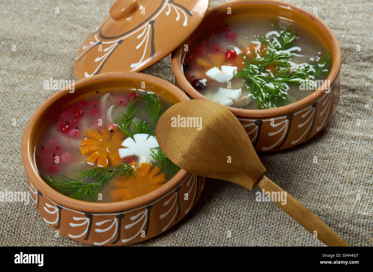 Aspic from meat Stock Photo - Alamy