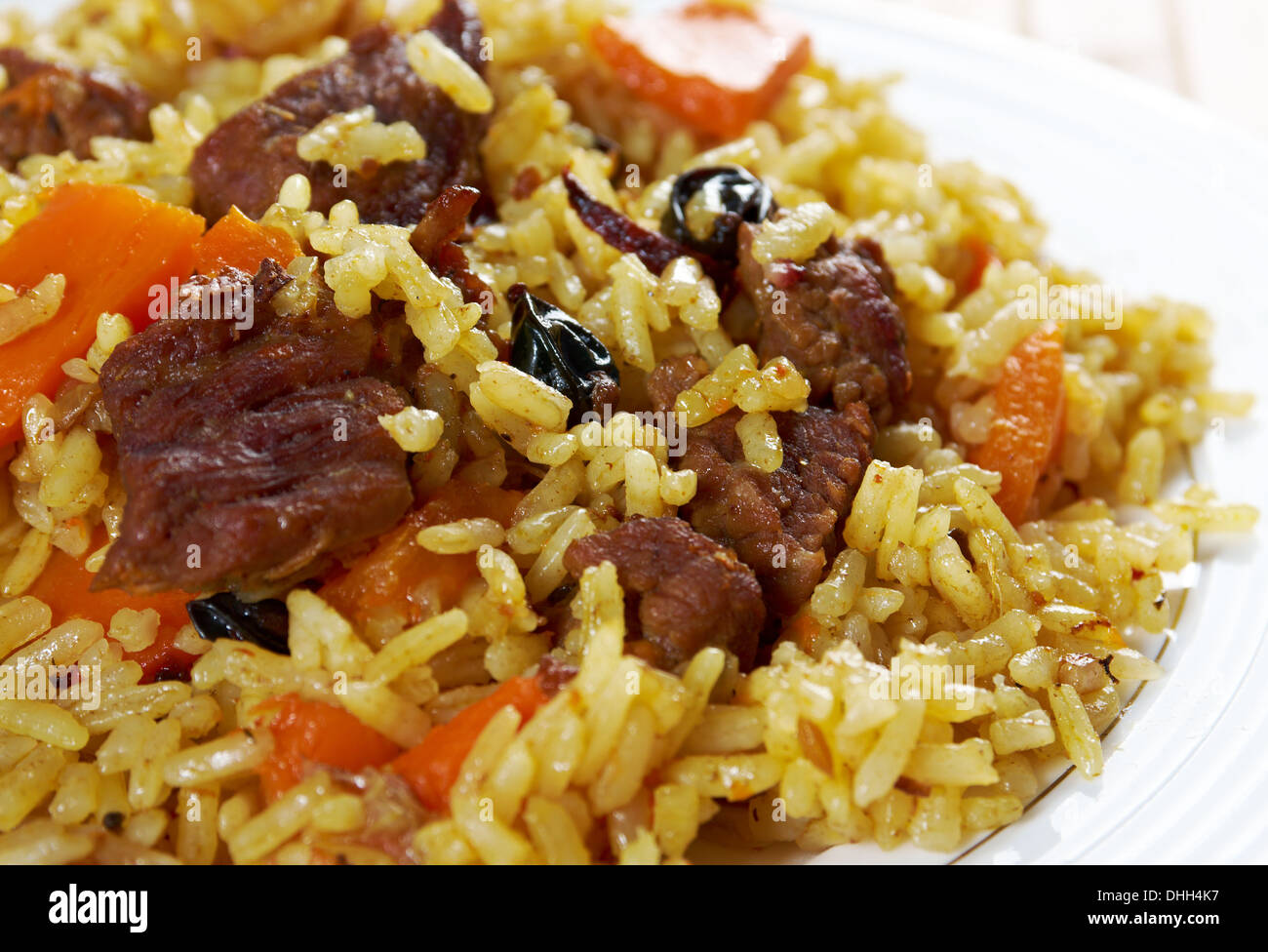 Traditional oriental pilaf Stock Photo Alamy
