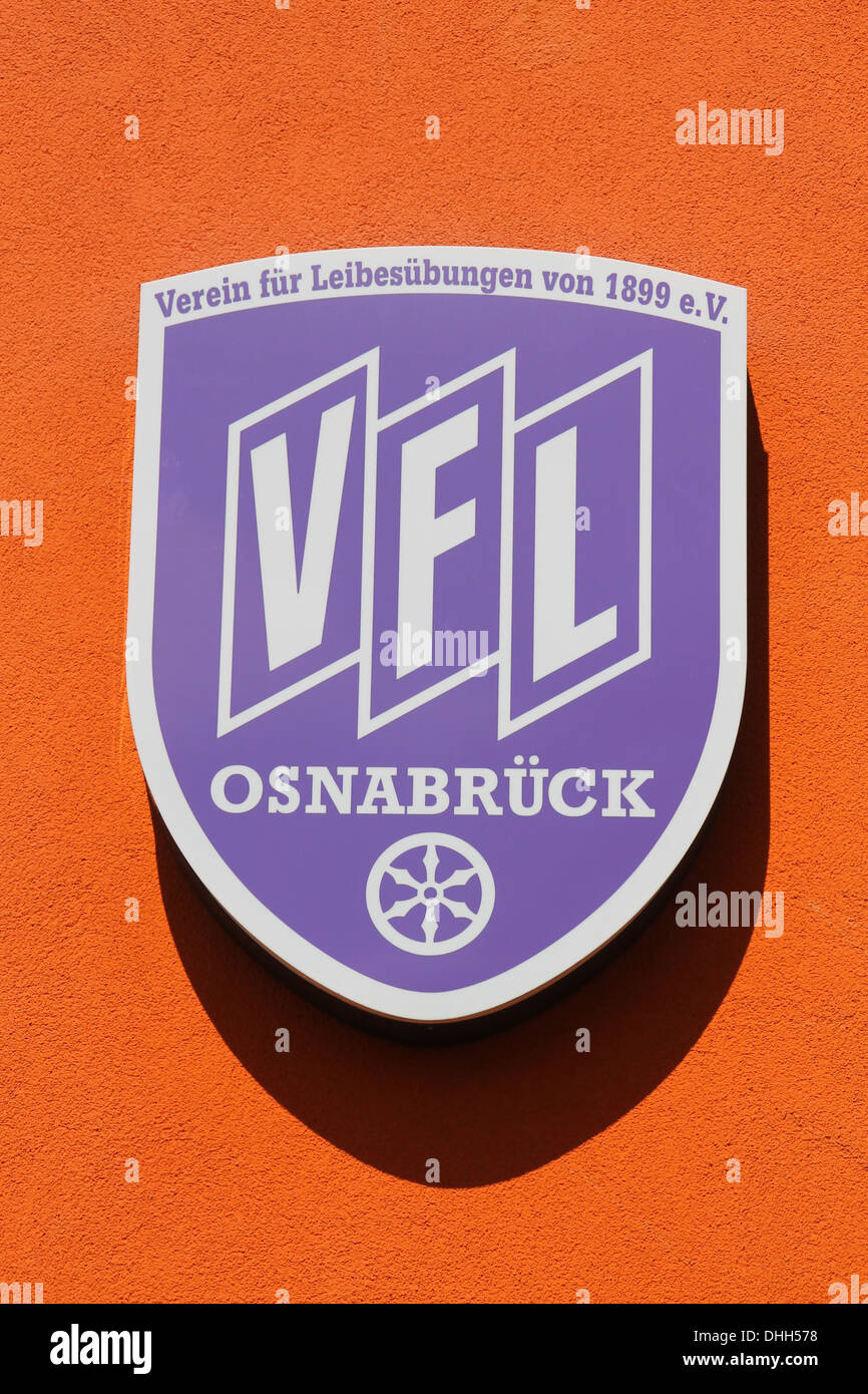 Sign VfL Osnabrück Stock Photo