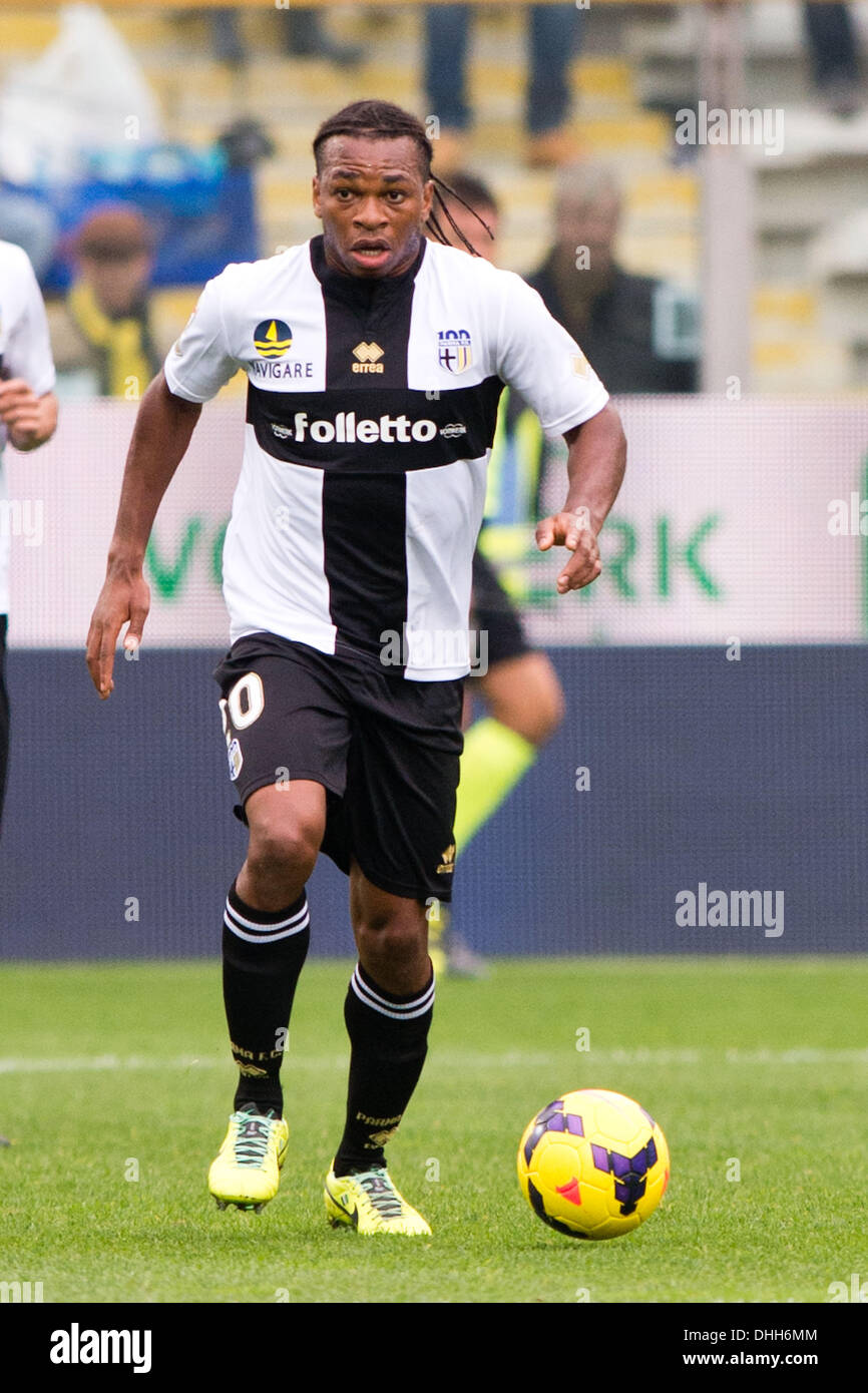 Maillot Parma AC 2015/2016 Erreà - Blanc #6 Lucarelli, Patch Serie D