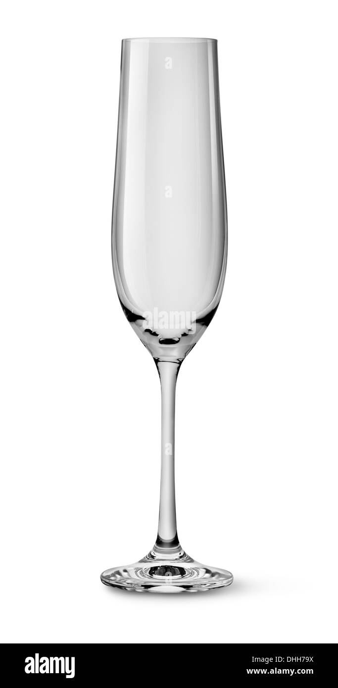 Glass for champagne isolated on a white background Stock Photo