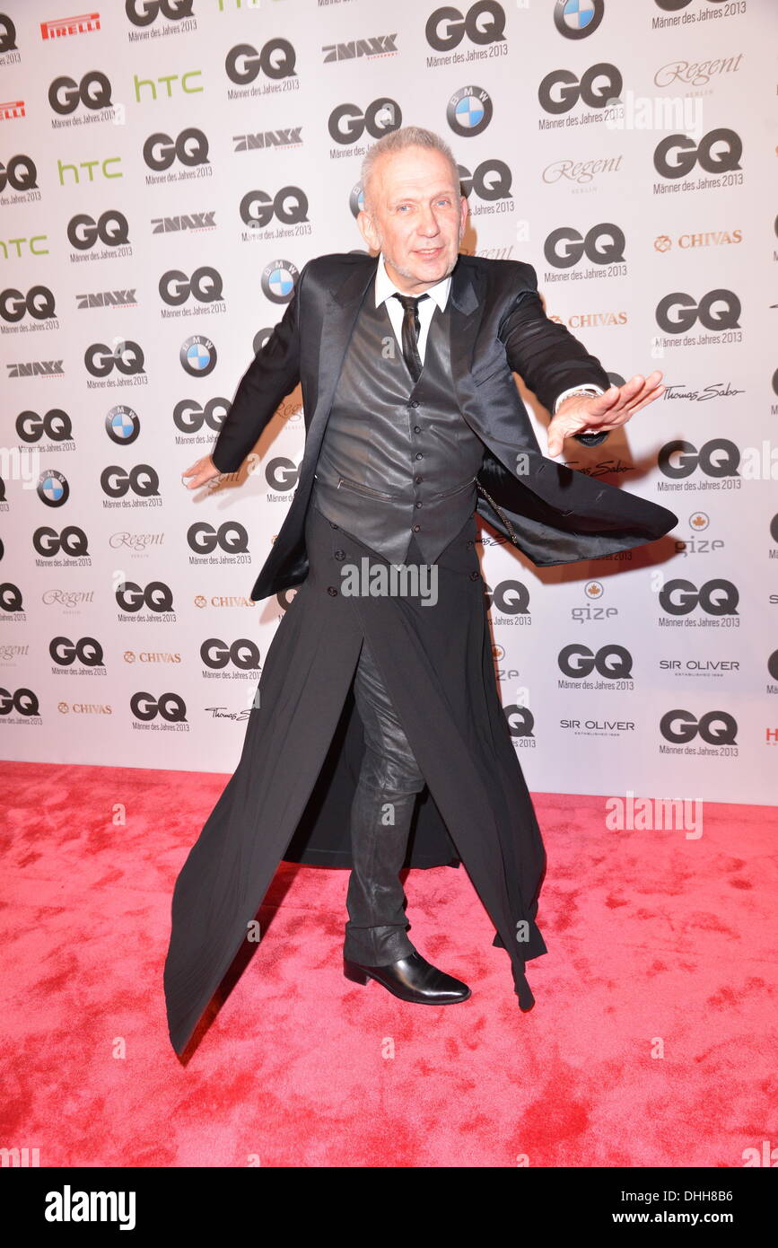 Jean Paul Gaultier, Red Carpet, Men of the Year, GQ Männer des Jahres 2013  in Berlin, 07. November 2013 Stock Photo - Alamy