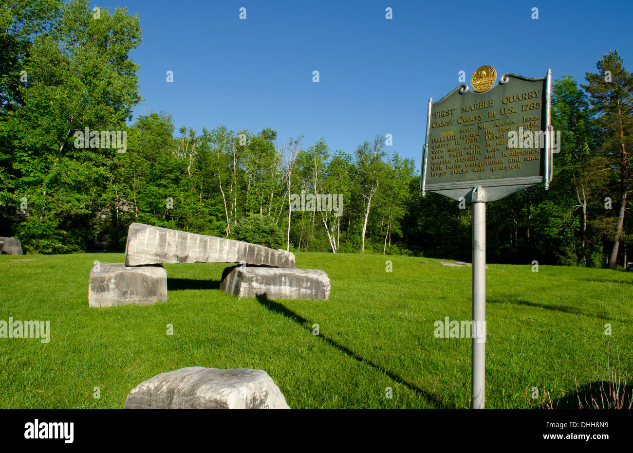 Dorset Vermont oldest Marble Quarry in the USA founded in 1785 the