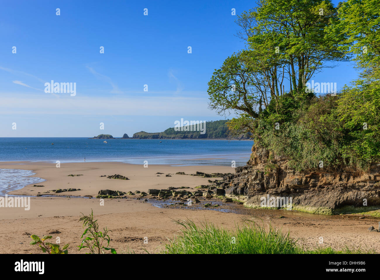 Coppet Hall Saundersfoot Pembrokeshire Wales Stock Photo Alamy