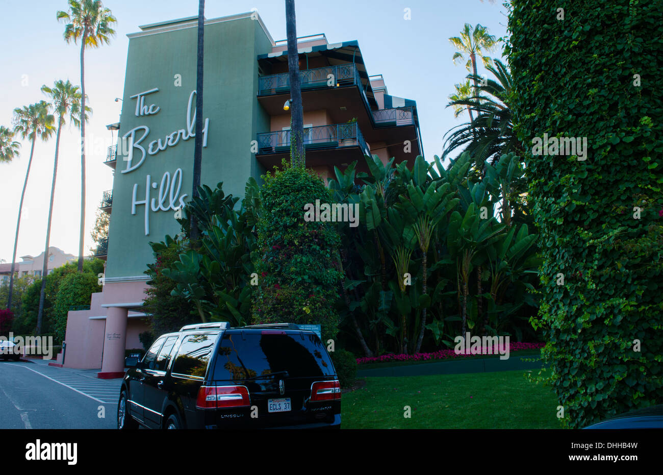 Beverly Hills California; CA famous Beverly Hills Hotel exclusive hotel