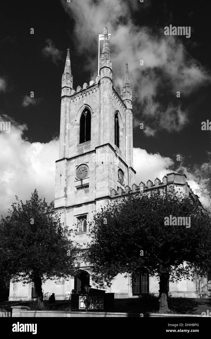 St Johns Parish Church, Windsor town, Royal Berkshire County, England, UK Stock Photo