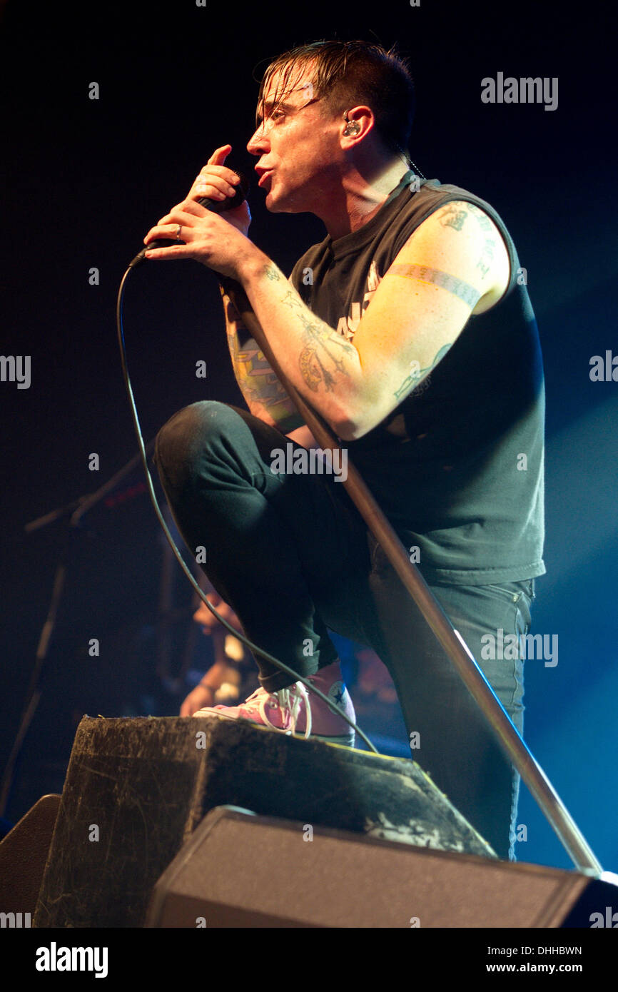 Benjamin Kowalewicz of Billy Talent live in the Arena. Berlin, 09.11. ...