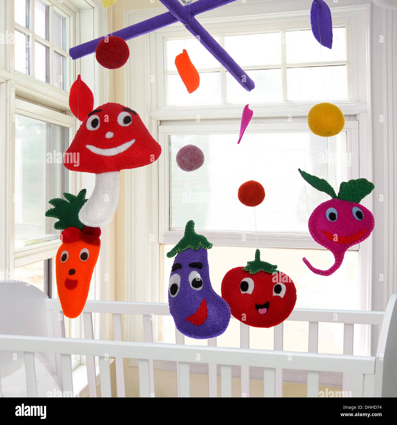 Baby Crib Mobile Stock Photo 62463832 Alamy