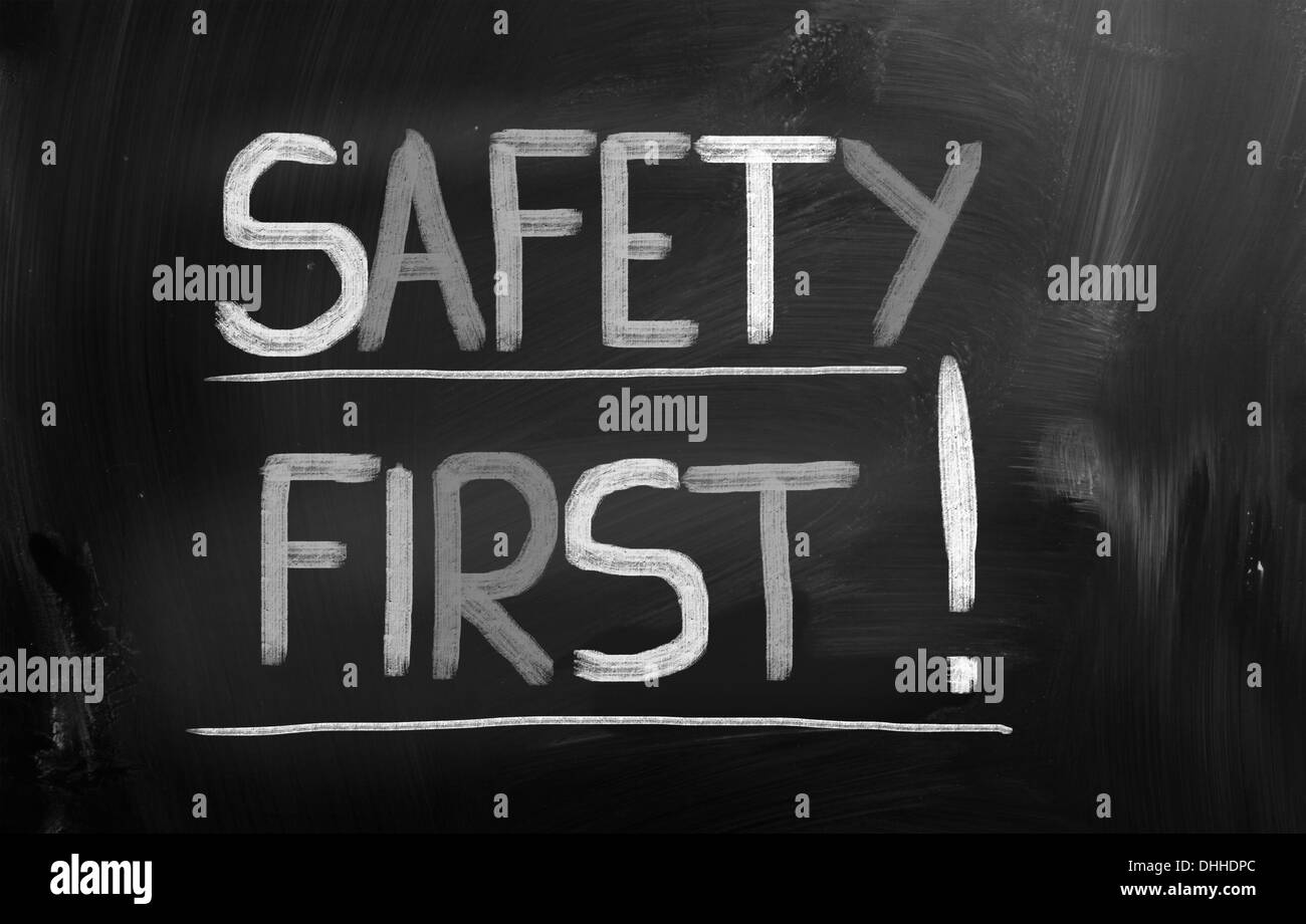 Safety First Concept Stock Photo Alamy