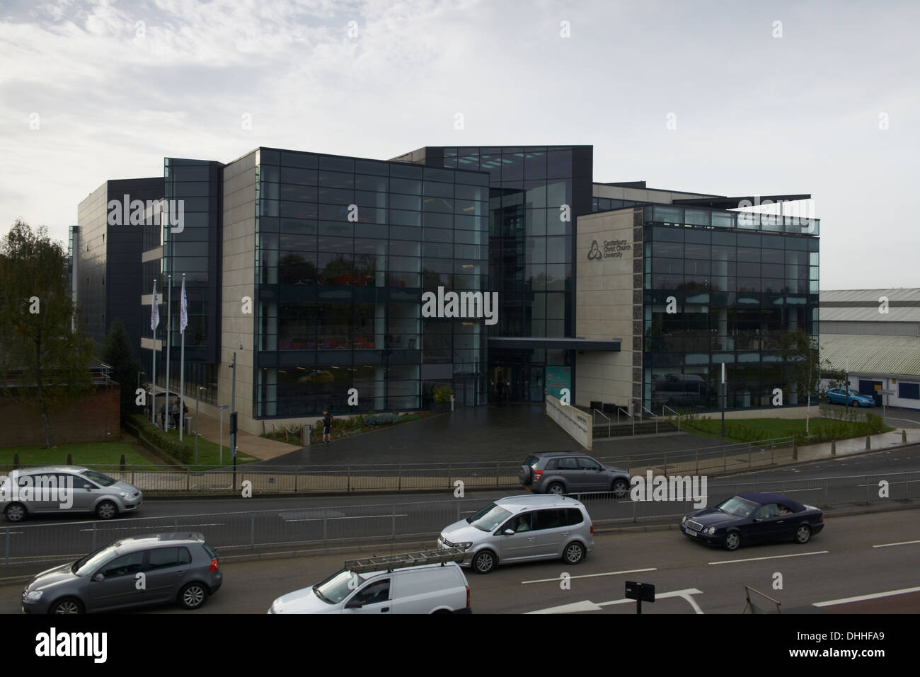 Canterbury christ church university building stock photo alamy