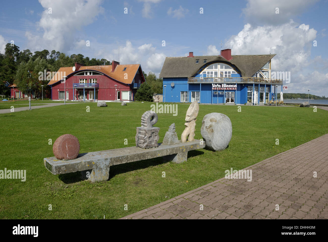 Stone Sculpture Park in Juodkrante Stock Photo Alamy