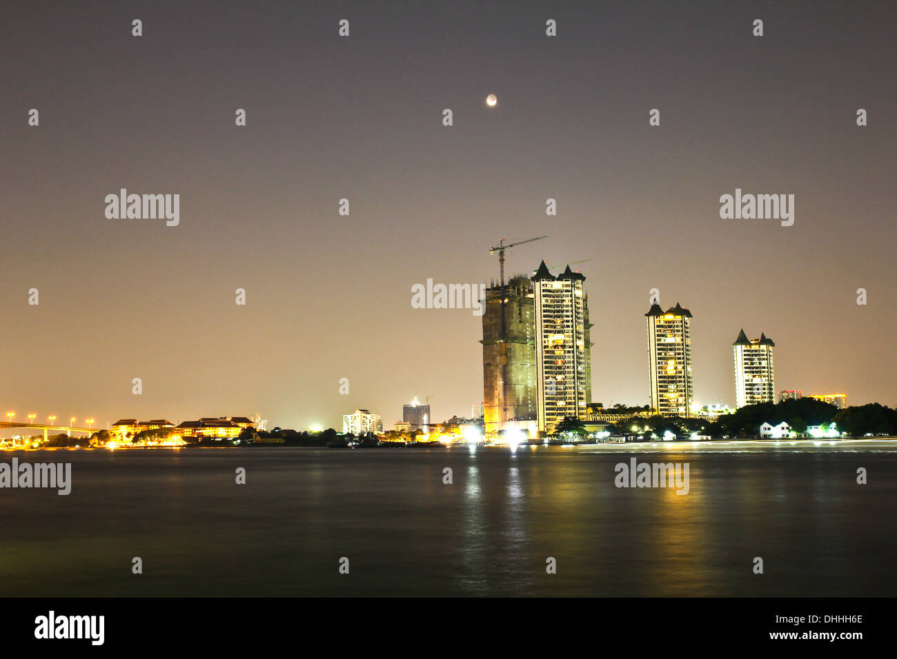 Bangkok city night view from hi-res stock photography and images - Alamy