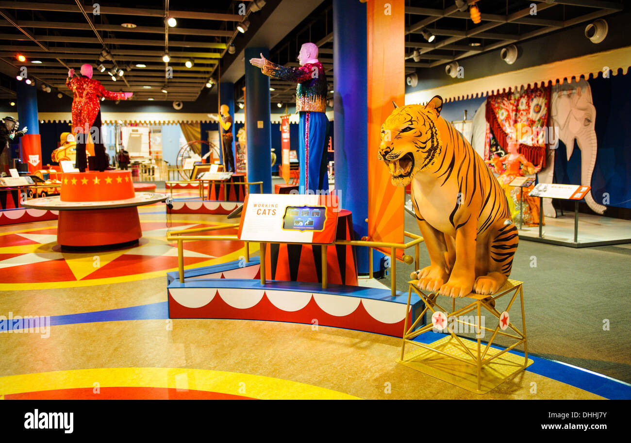 The Ringling Circus Museum on 23.10.2013 at the Ringling Museum in Sarasota. Photo: picture alliance / Robert Schlesinger Stock Photo