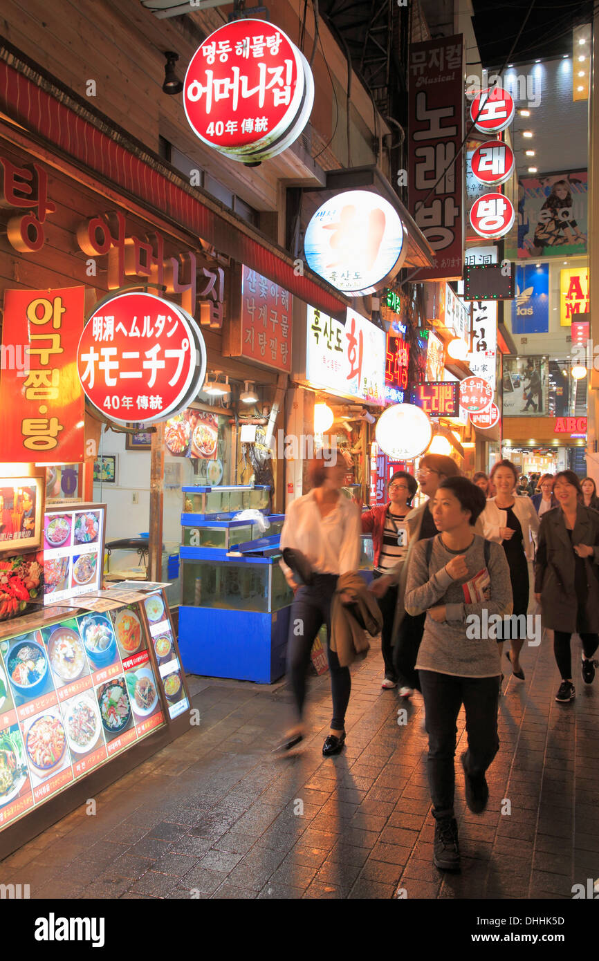 Seoul nightlife hires stock photography and images Alamy
