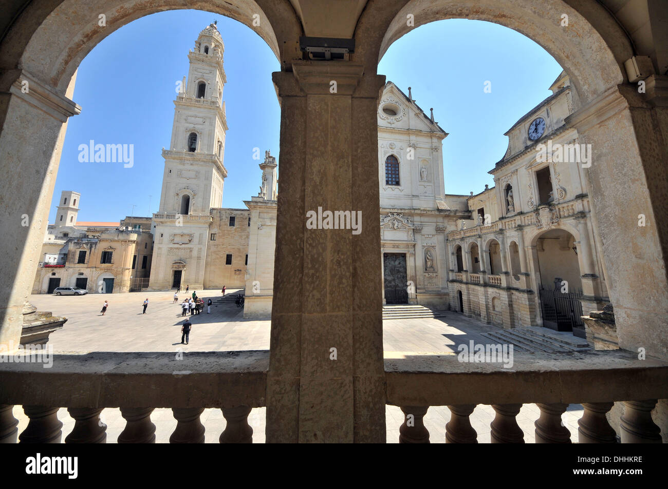 Piazza del Duomo, Lecce in Salento, Apulia, Italy Stock Photo