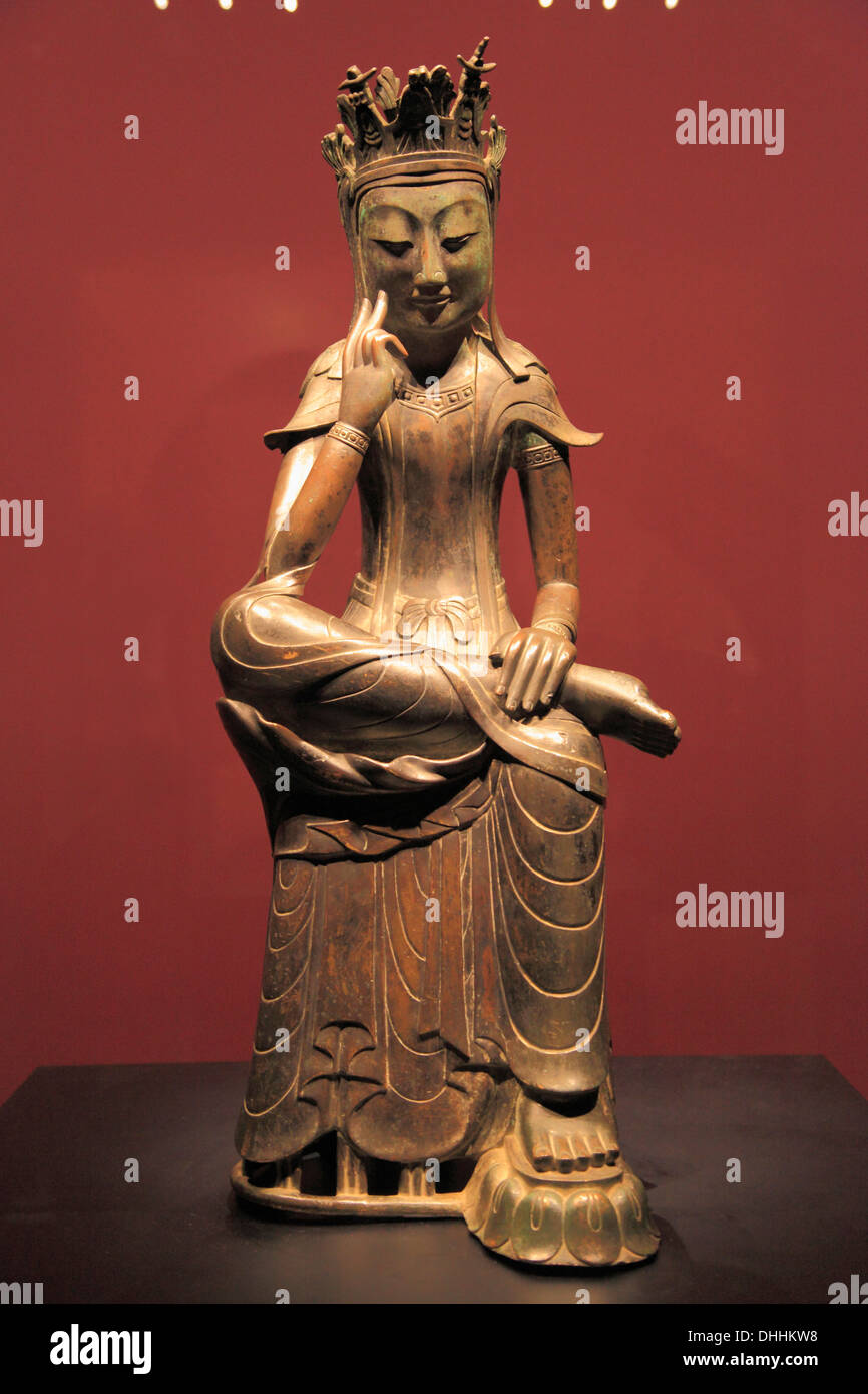 South Korea, Seoul, National Museum of Korea, Pensive Bodhisattva