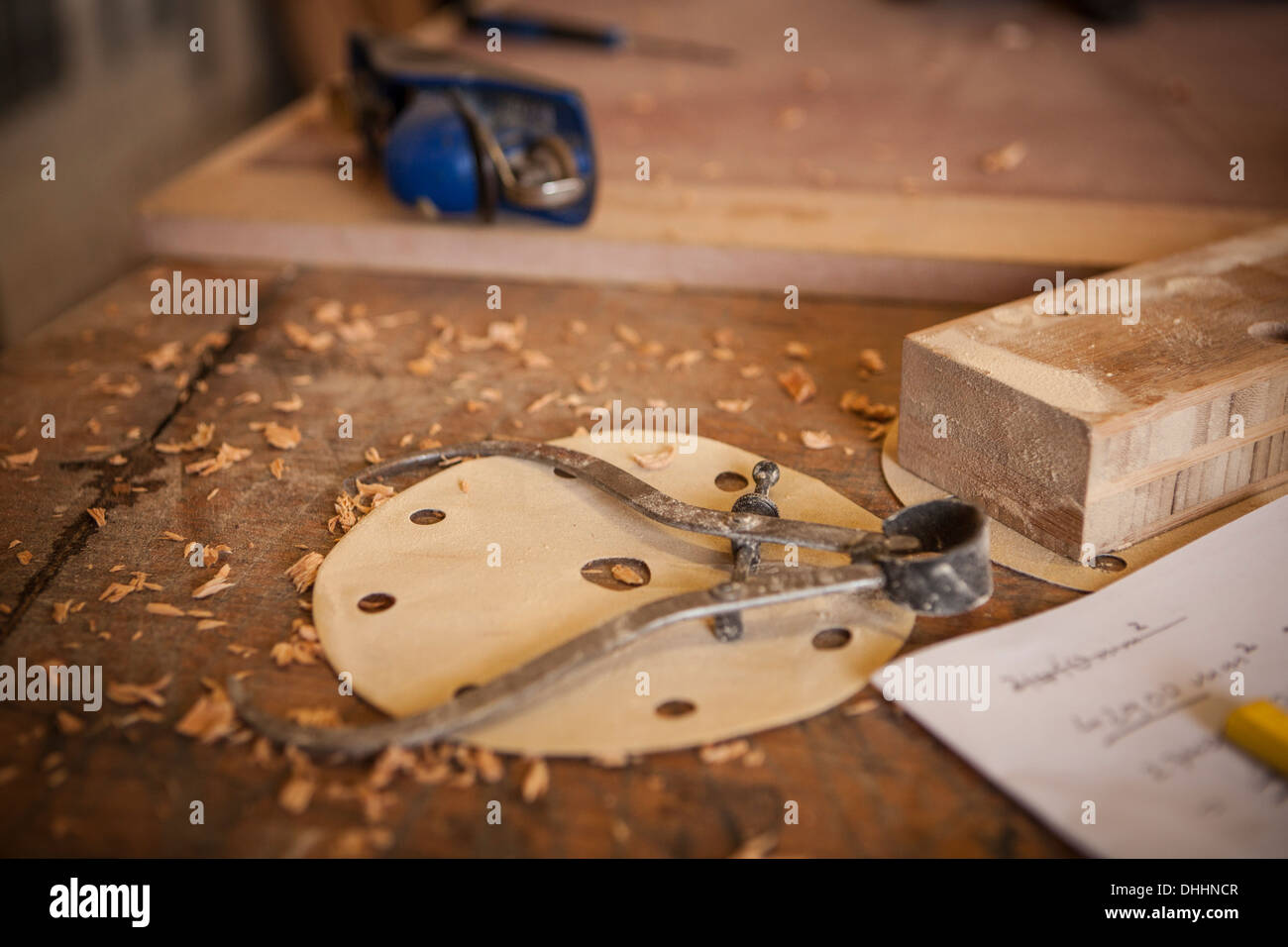 In A Cabinet Makers Workshop Some Close Ups Of Tools Of The Trade